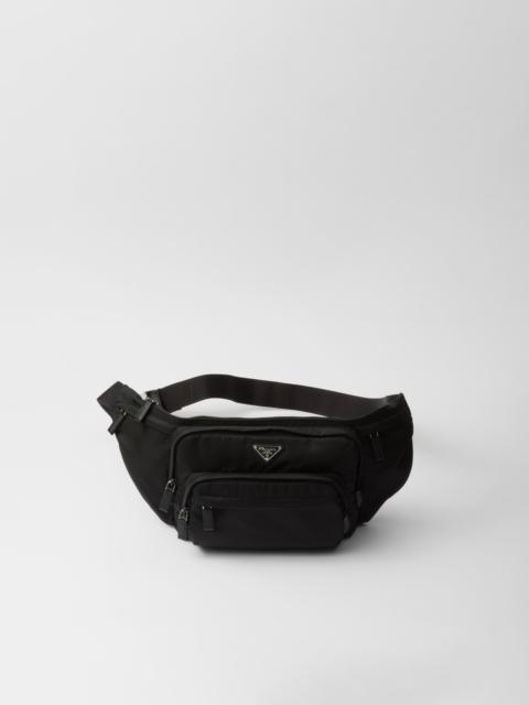 Re-Nylon and Saffiano leather belt bag