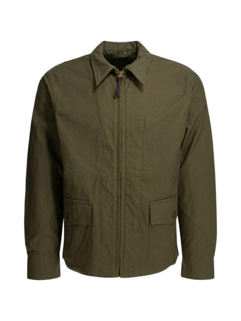 Buzz Rickson's zip-up flap-pocket shirt jacket