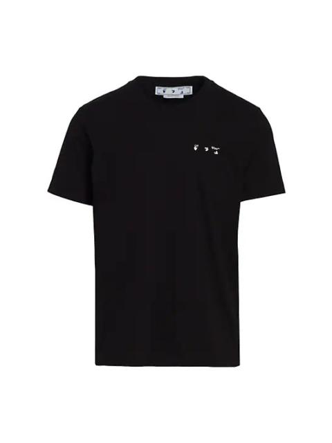 Off-White Ow Logo Slim Short Sleeve Tee Black White
