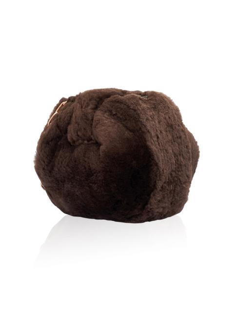 GABRIELA HEARST Soft Demi Clutch With Chain brown