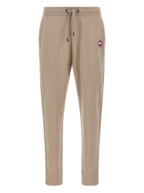 Canada Goose logo-patch drawstring joggers