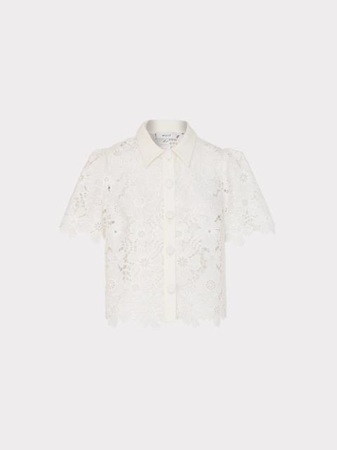 MILLY Addison Roja Lace Top