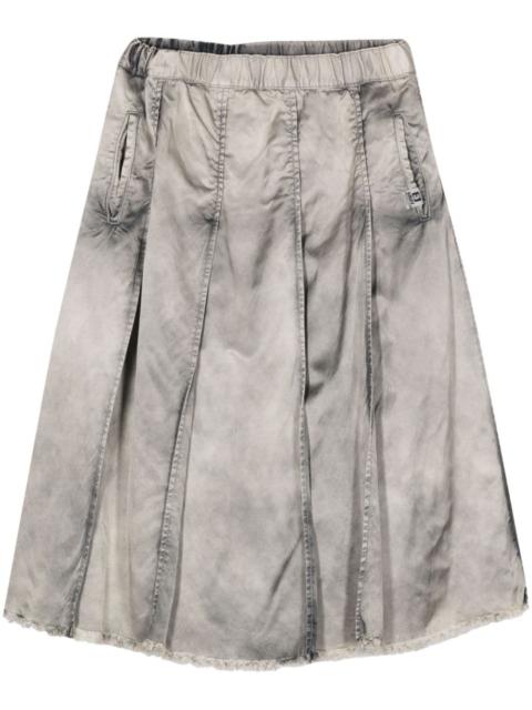 Maison MIHARAYASUHIRO pleated denim skirt