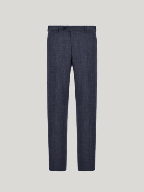 TRAVEL PANTS IN WOOL SILK AND LINEN