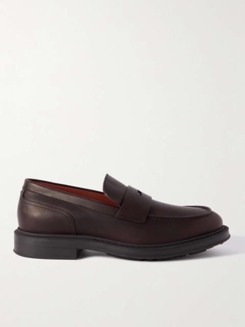 Loro Piana Travis Leather Penny Loafers
