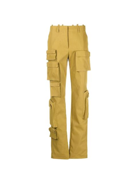 Off-White Co Multipocket straight-leg cargo trousers