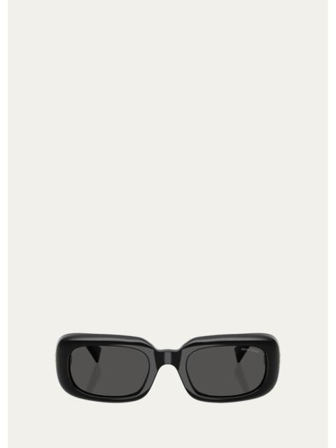 Miu Miu B13SF 52MM Rectangular Sunglasses