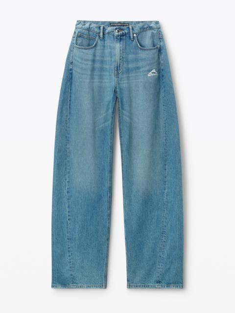 Alexander Wang Regen 5-Pocket Denim Track Pant