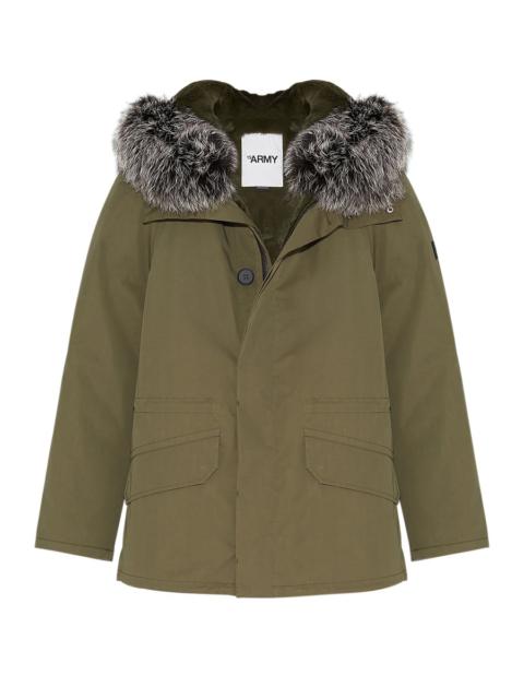Yves Salomon Fur and technical cotton iconic parka