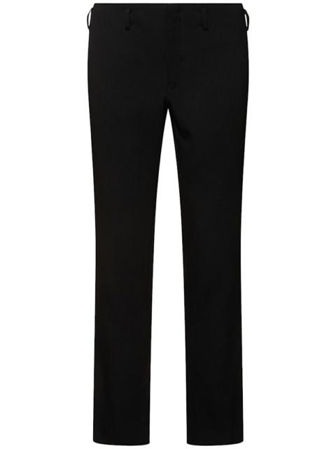 Stretch wool gabardine pants