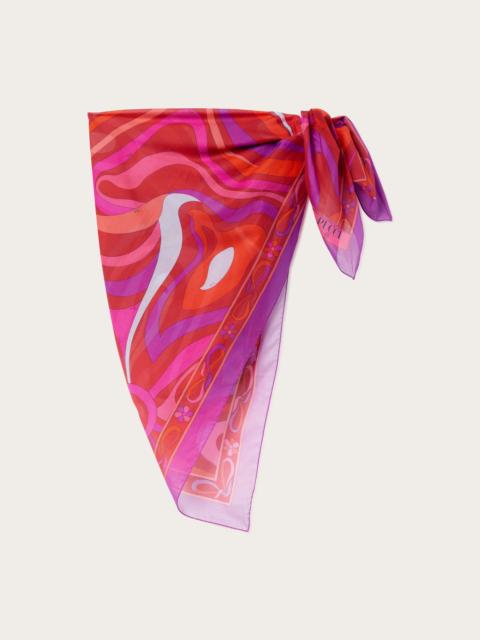 PUCCI MARMO PRINT COTTON SARONG