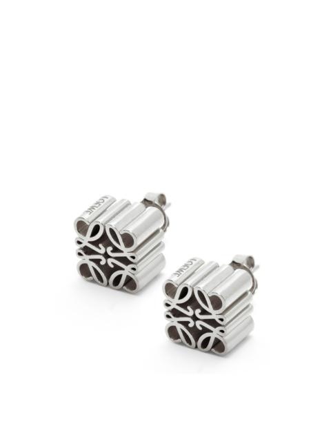 Loewe Anagram stud earrings in sterling silver