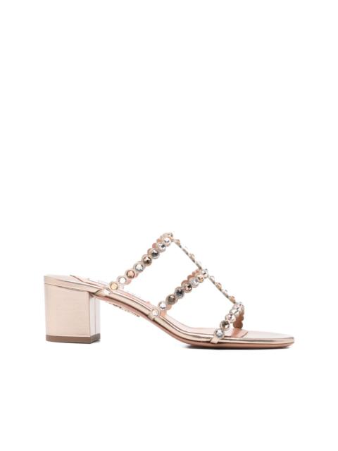 AQUAZZURA Tequilla crystal-embellishment sandals