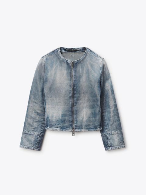 Alexander Wang GLAZED DENIM JACKET