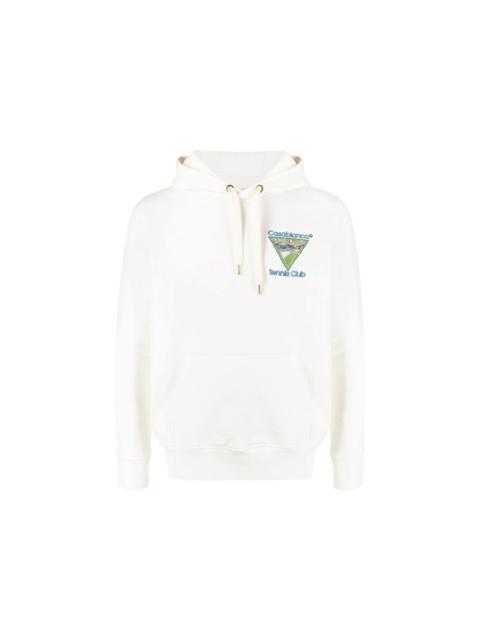 CASABLANCA Casablanca Tennis Club Icon Hoodie White