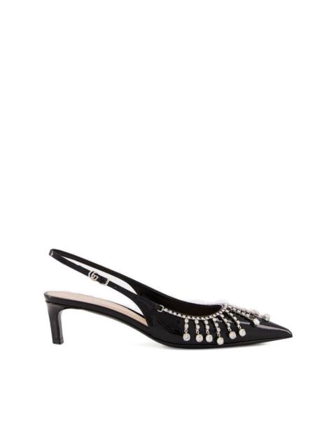 45mm Guinevere chain detail pumps