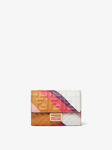 FENDI White nappa leather wallet