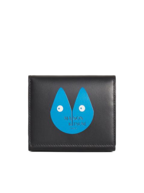 Maison Kitsuné Fortune logo-print trifold wallet