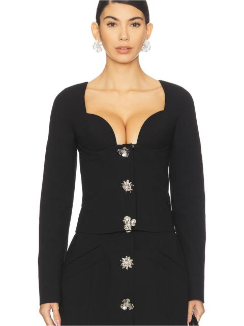 Blumarine Crepe Double Top