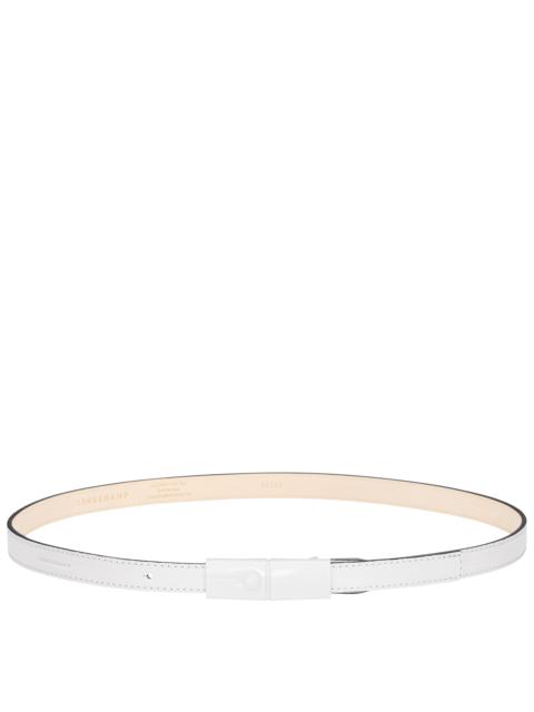 Roseau Essential Ladies' belt White - Leather