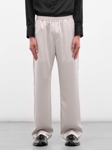 ERNEST W. BAKER Light Gray Satin Track Pants
