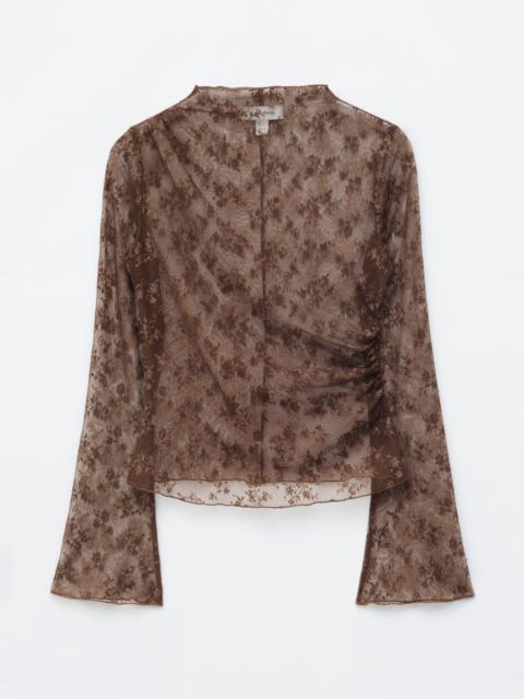 & Other Stories Long-Sleeve Lace Top