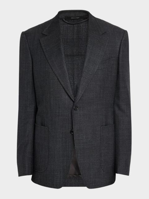 TOM FORD Men's Shelton Sharkskin Sports Jacket