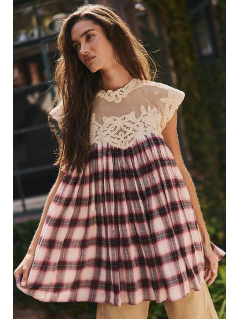 FREE PEOPLE Ellery Plaid Mini Dress