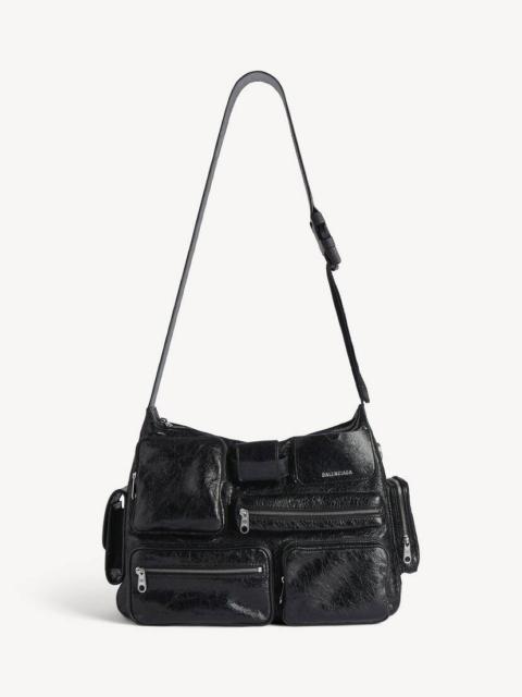 BALENCIAGA Men's Superbusy Messenger Bag in Black