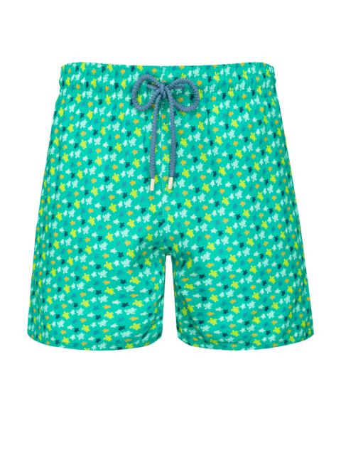 Vilebrequin Men Swim Trunks Ultra-light and Packable Micro Ronde Des Tortues Rainbow