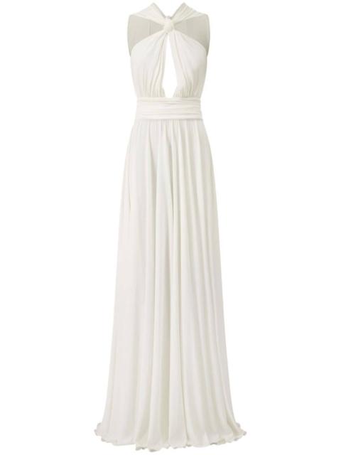 GIAMBATTISTA VALLI Laced knot-detail maxi dress
