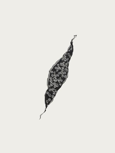 Kapital WASHER Silk Neckerchief - Black