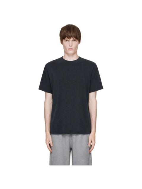 Alexander Wang Gray Short Sleeve Hotfix Card Graphic T-shirt