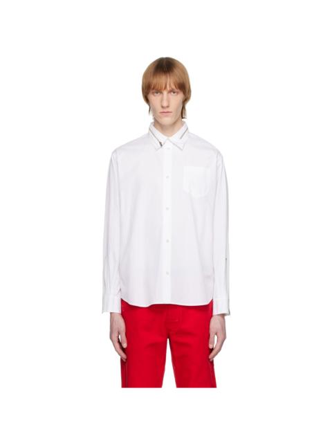 UNDERCOVER White Zip Shirt