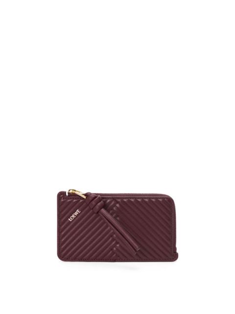 Loewe Knot coin cardholder in shiny nappa calfskin