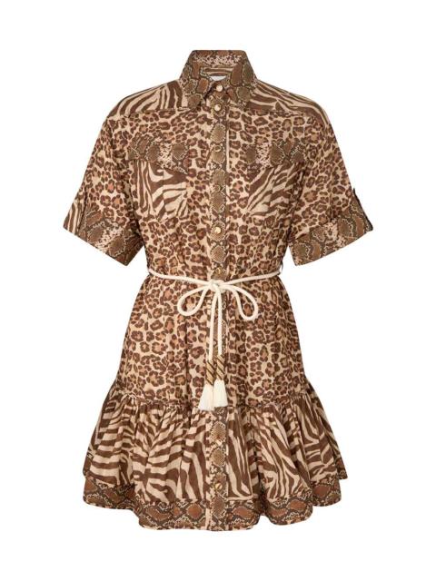 Zimmermann WANDERLUST LANTERN MINI DRESS