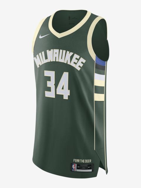 Nike Giannis Antetokounmpo Bucks Icon Edition 2020 Men's Nike NBA Authentic Jersey