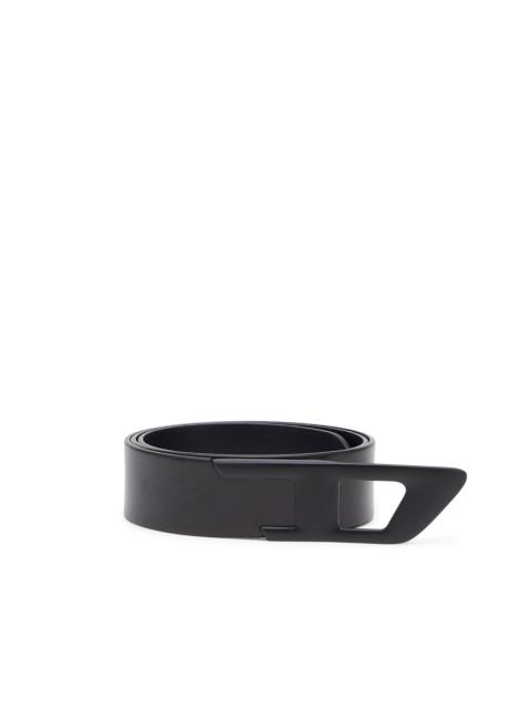 Diesel 4 CM LEATHER BELT WITH METAL D BUCKLE