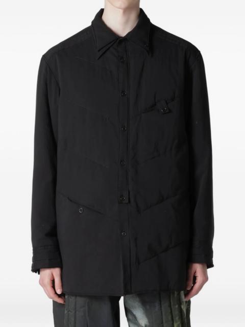 Yohji Yamamoto collar-detail shirt jacket