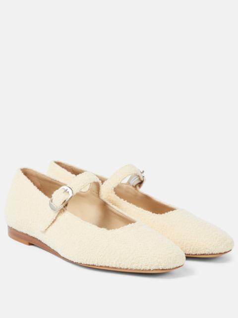 LE MONDE BÉRYL Canvas Mary Jane flats