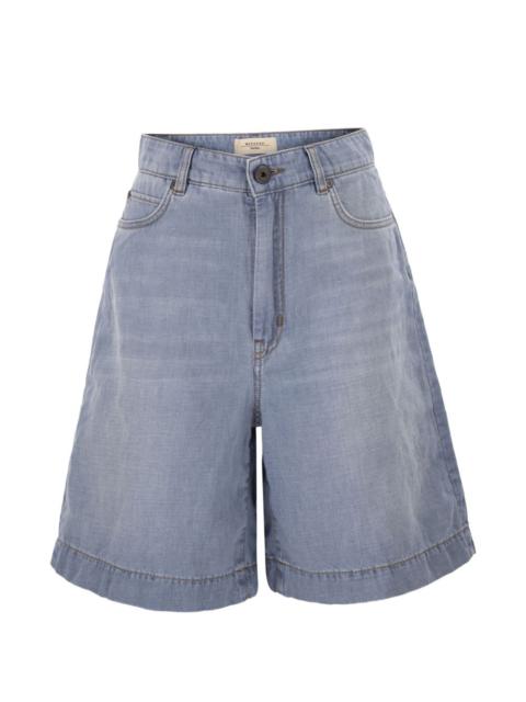 WEEKEND Max Mara contrasting-stitch shorts