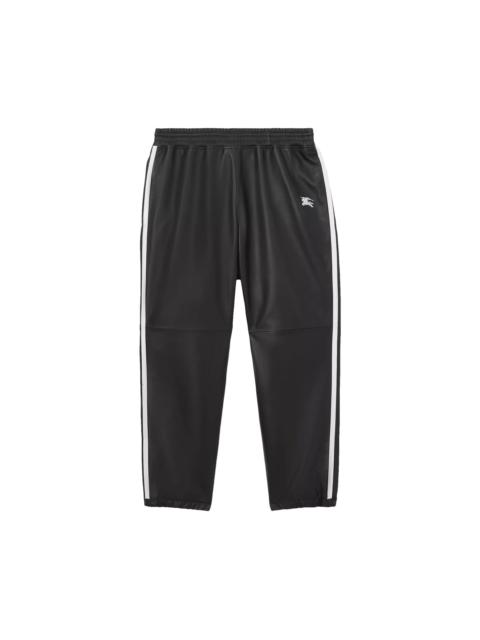 Supreme x Burberry Contrast Stripe Lambskin Jogging Pants (Burberry Exclusive) 'Black'