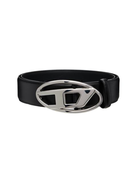 Diesel Black 4cm Leather Belt