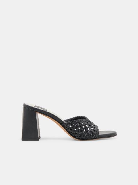 dolce vita MARGOE HEELS BLACK WOVEN STELLA