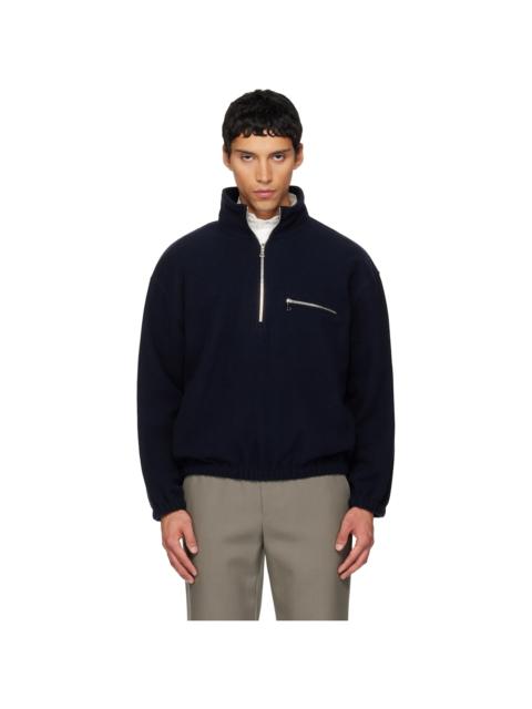 RIER SSENSE Exclusive Navy Fleece Jacket
