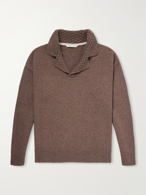 A KIND OF GUISE Palano Alpaca and Merino Wool-Blend Polo Shirt