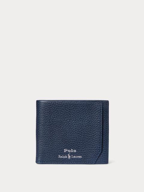Polo Ralph Lauren Pebbled Leather Billfold Wallet