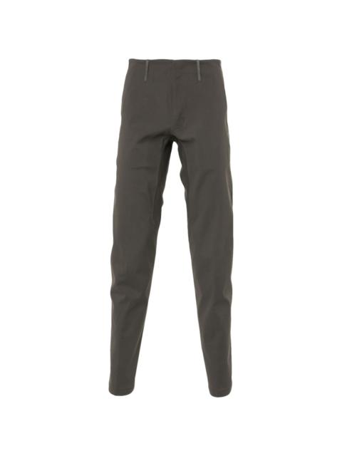 seam-detailed tapered trousers