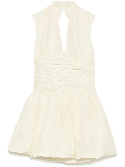 Open-back Bubble Mini Dress