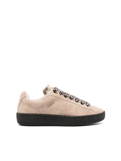 Lanvin Curb low-top suede sneakers